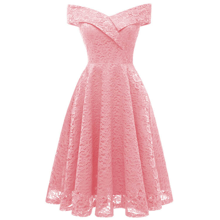 Off The Shoulder Lace Dress