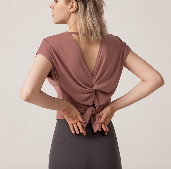 Open Back Blazer Top