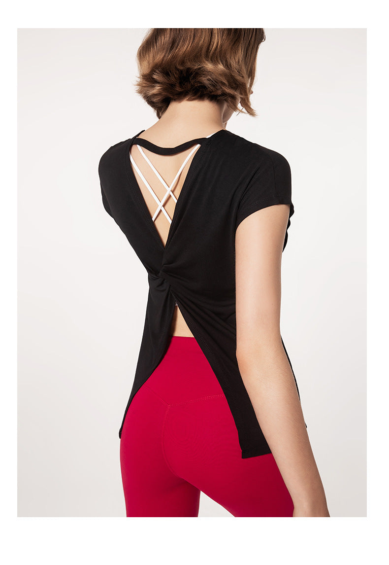 Open Back Blazer Top