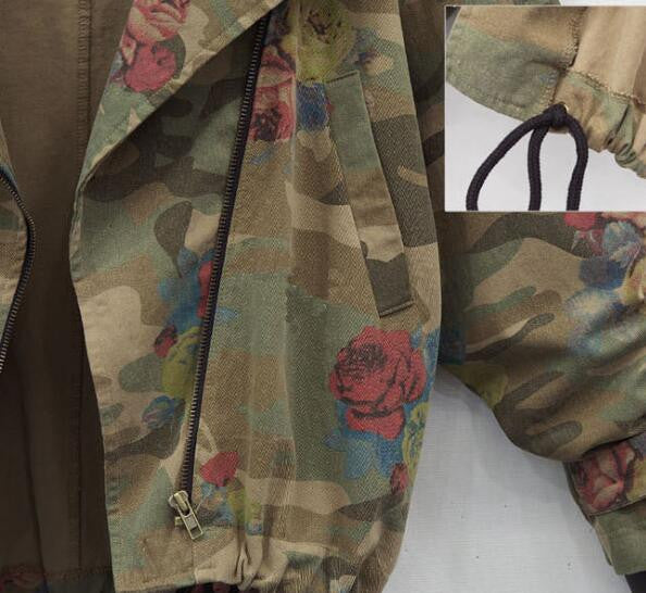 Romoti Catching Feeling Camouflage Floral Coat
