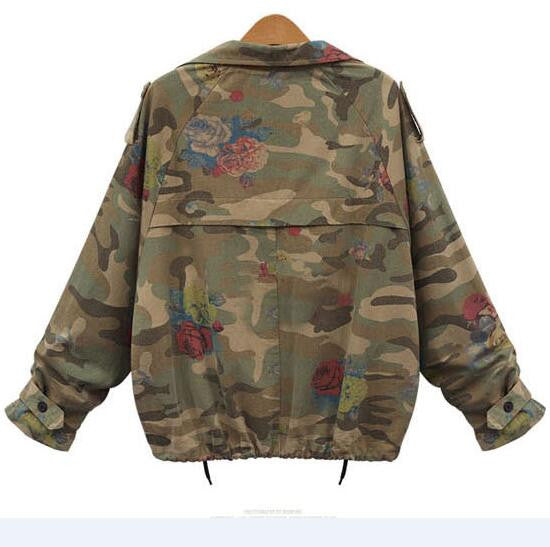 Romoti Catching Feeling Camouflage Floral Coat