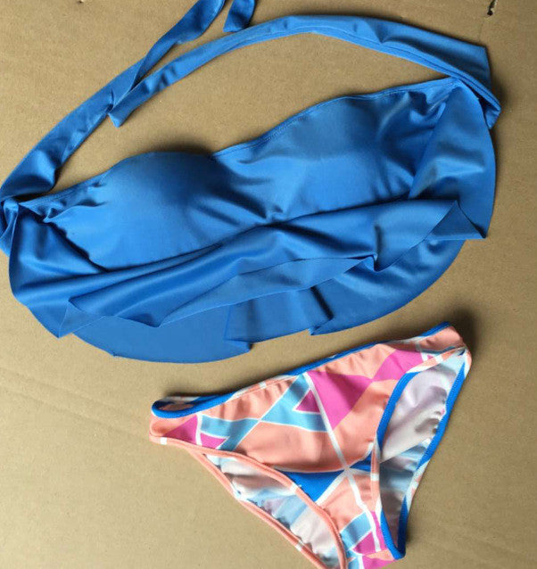 Romoti Coming Around Bandeau Top Bikini Set