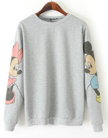 Romoti Cute Rat Gray Sweatshirt