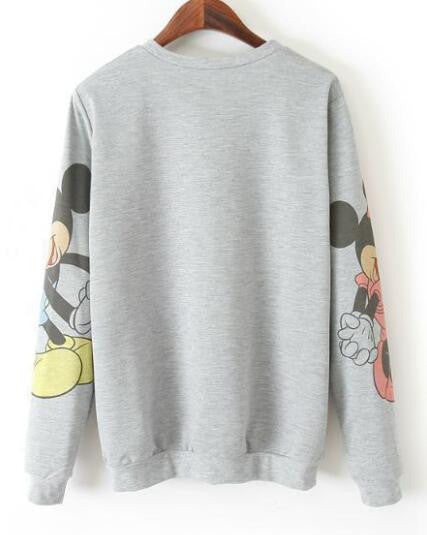 Romoti Cute Rat Gray Sweatshirt