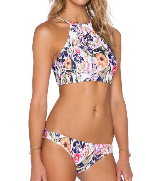 Romoti Beach Trip Floral Tank Bikini Set