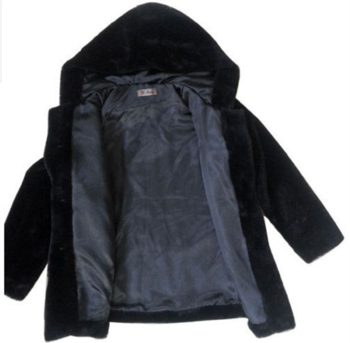 Romoti For Winter Here Faux Fur Hooded Coat