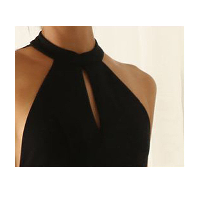 Romoti Kiss Of Night Black Lace Open Back Dress