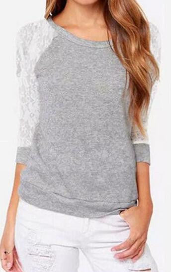 Romoti Lace Hollow Sweatshirt