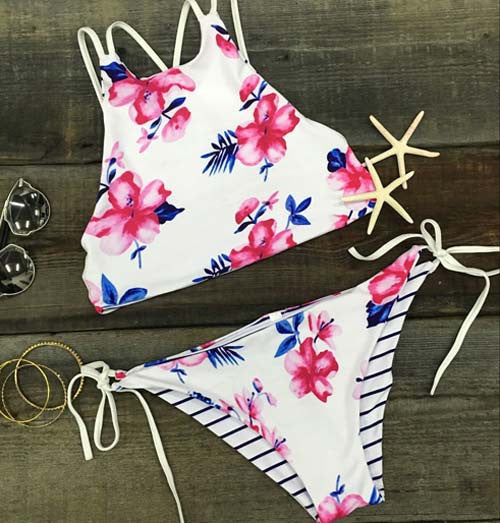 Romoti Make You Beautiful Floral Bikini Set