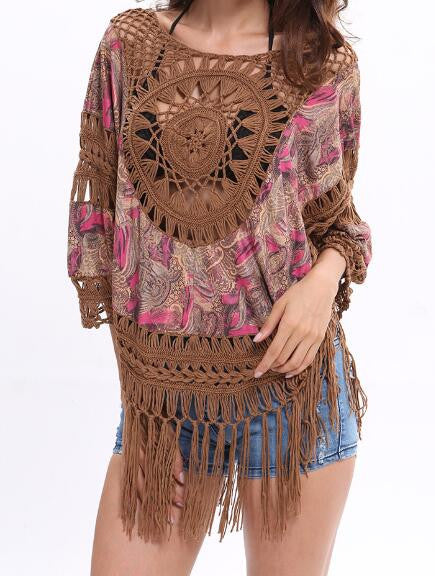 Romoti My Day Of Crochet Tassel Top