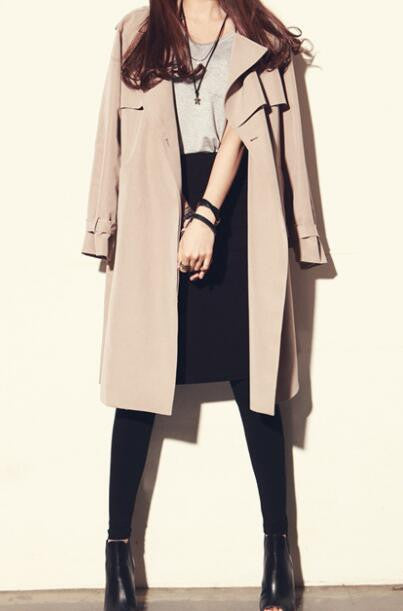Romoti My Fall Day Lapel Long Coat