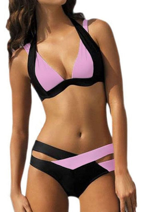 Romoti Pick Me up Halter Bikini Set