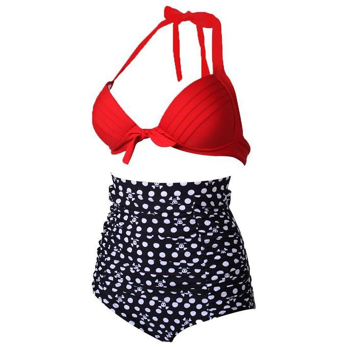 Romoti See Dot Haler Bikini Set