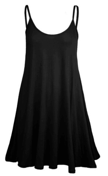 Romoti Simple Way To Spaghetti Straps Mini Dress