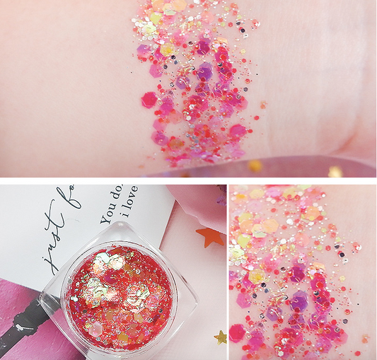 Sequins Eye Shadow Face Body Glitter Paste Gel Shiny