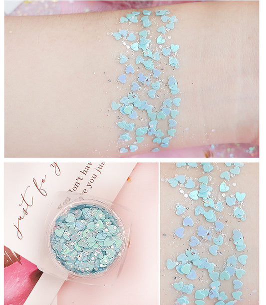 Sequins Eye Shadow Face Body Glitter Paste Gel Shiny