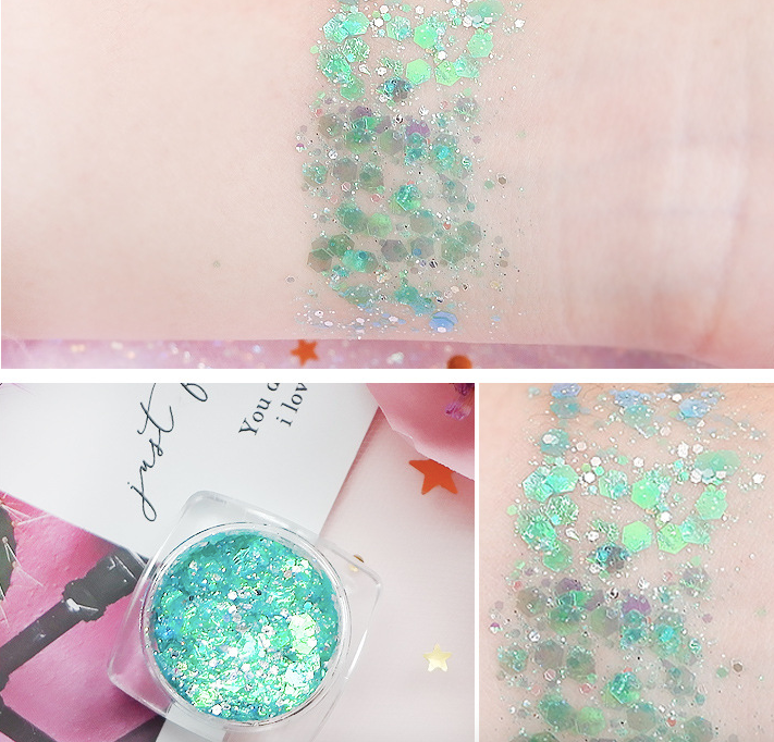 Sequins Eye Shadow Face Body Glitter Paste Gel Shiny