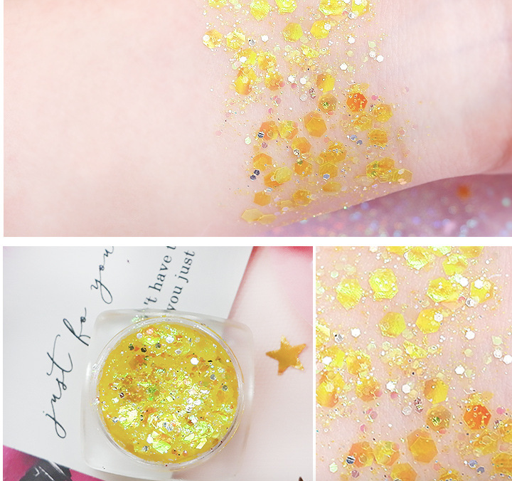 Sequins Eye Shadow Face Body Glitter Paste Gel Shiny