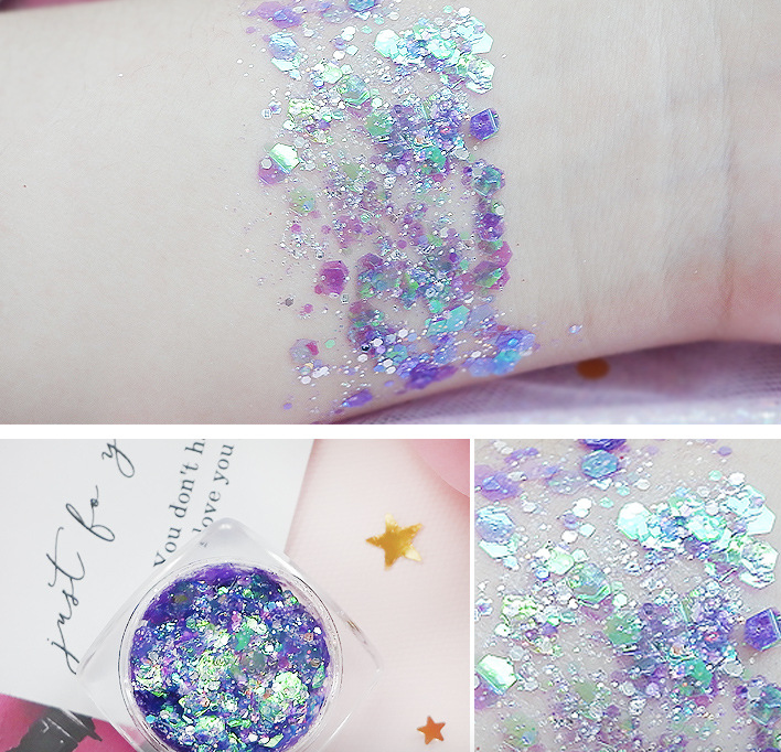 Sequins Eye Shadow Face Body Glitter Paste Gel Shiny