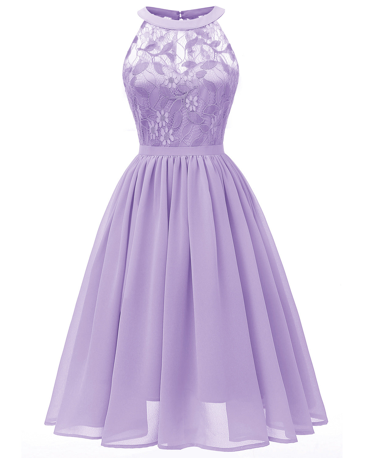 Sleeveless Lace Dress