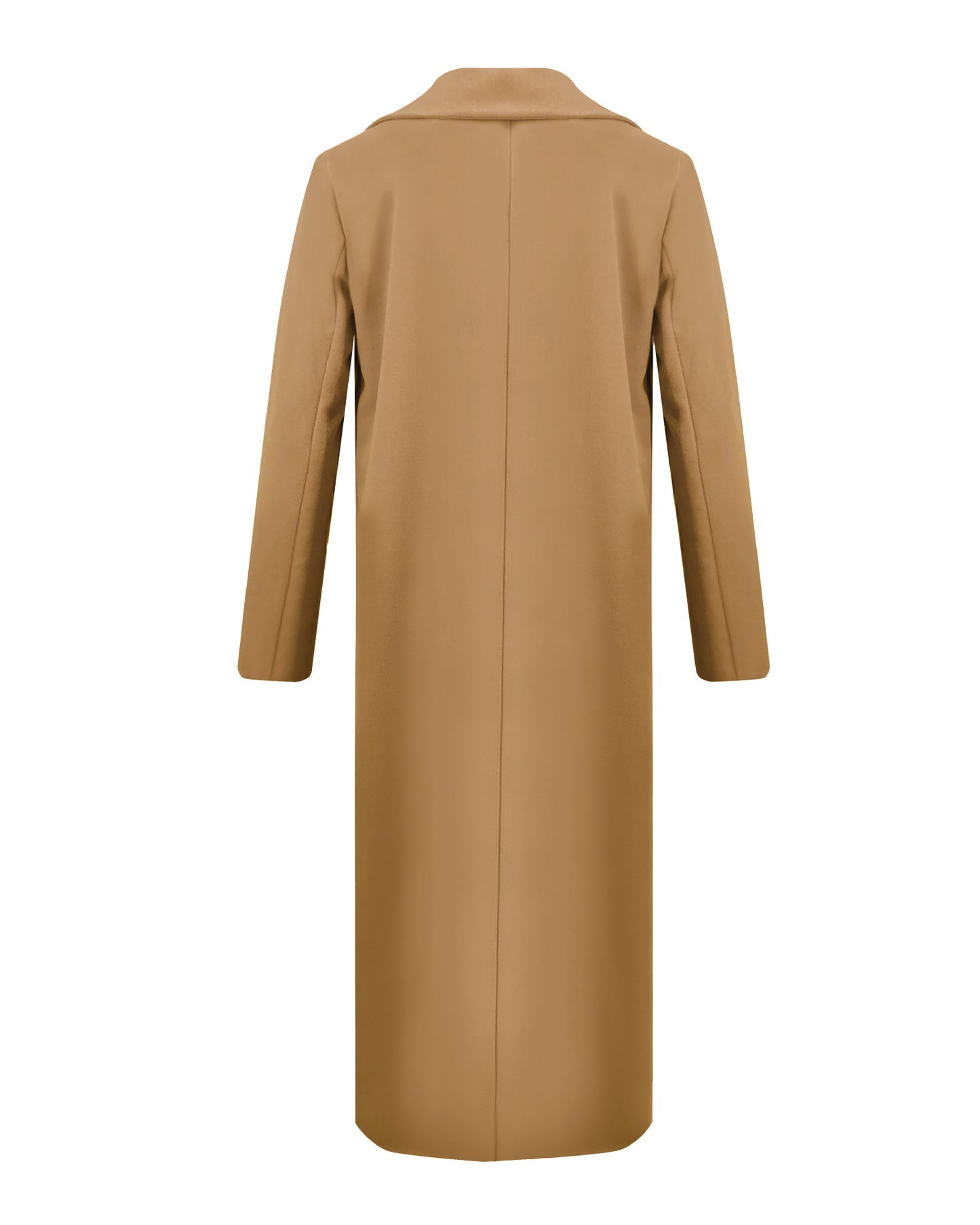 Solid Color Lapel Coat