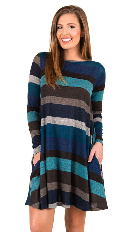 Stripe Casual Dress