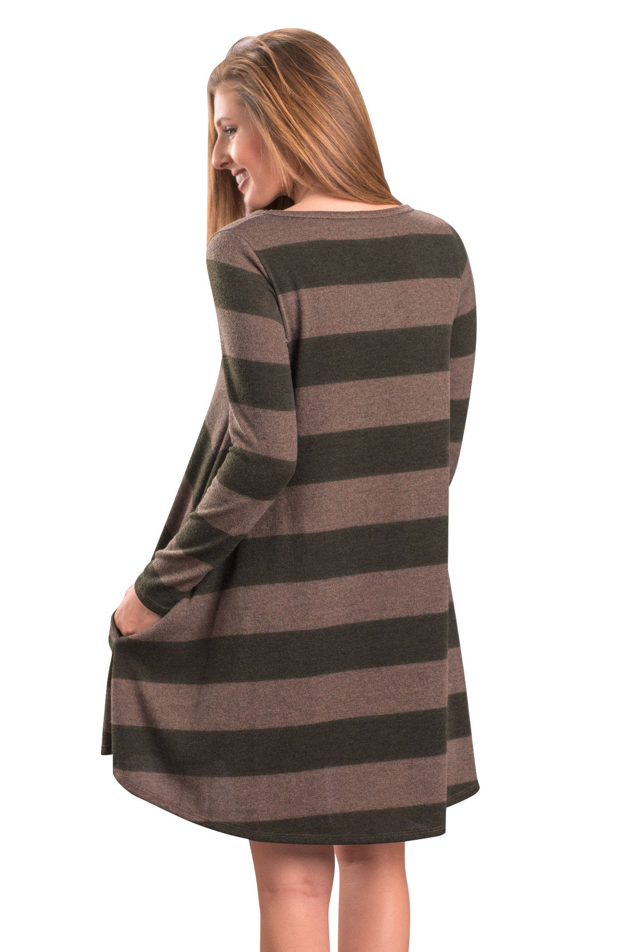 Stripe Casual Dress