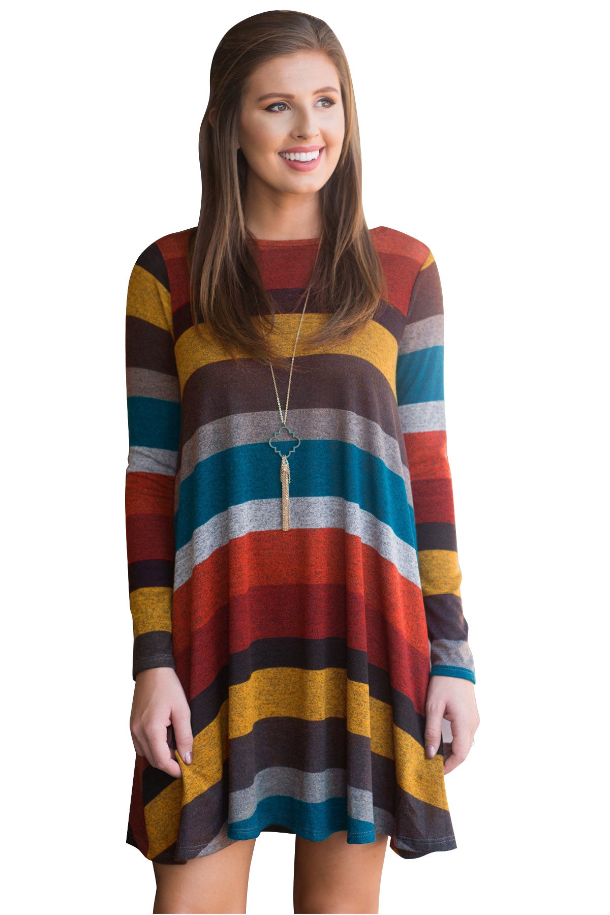 Stripe Casual Dress