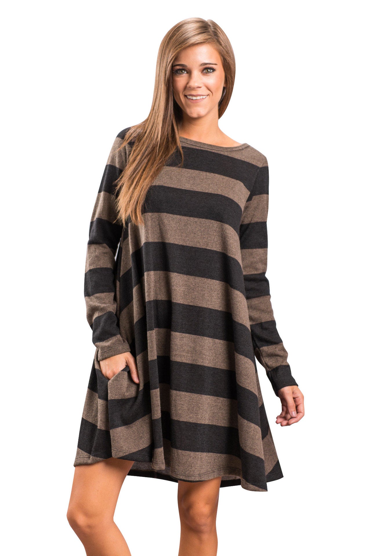 Stripe Casual Dress