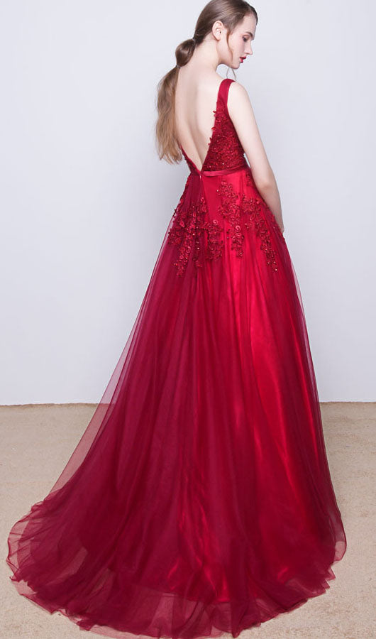 V Neck Maxi Dress