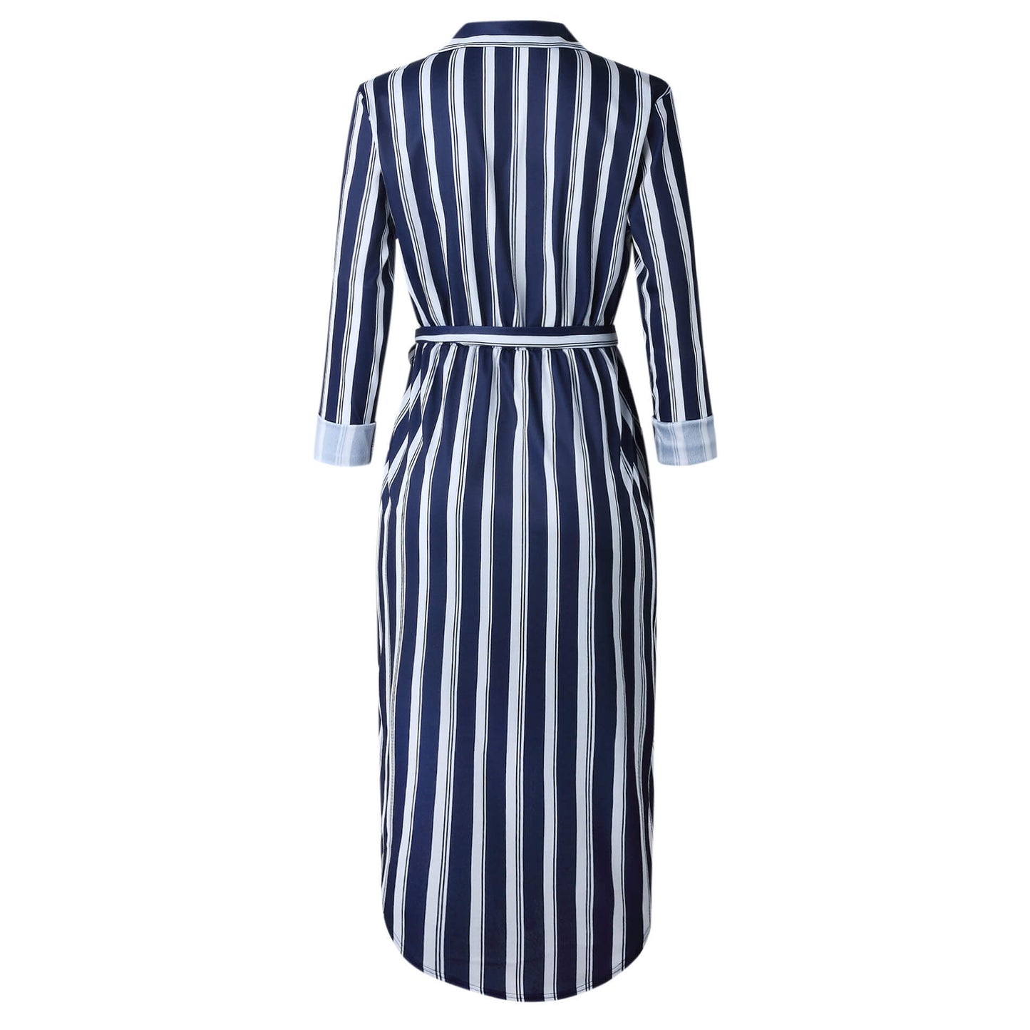 V Neck Pockets Dress