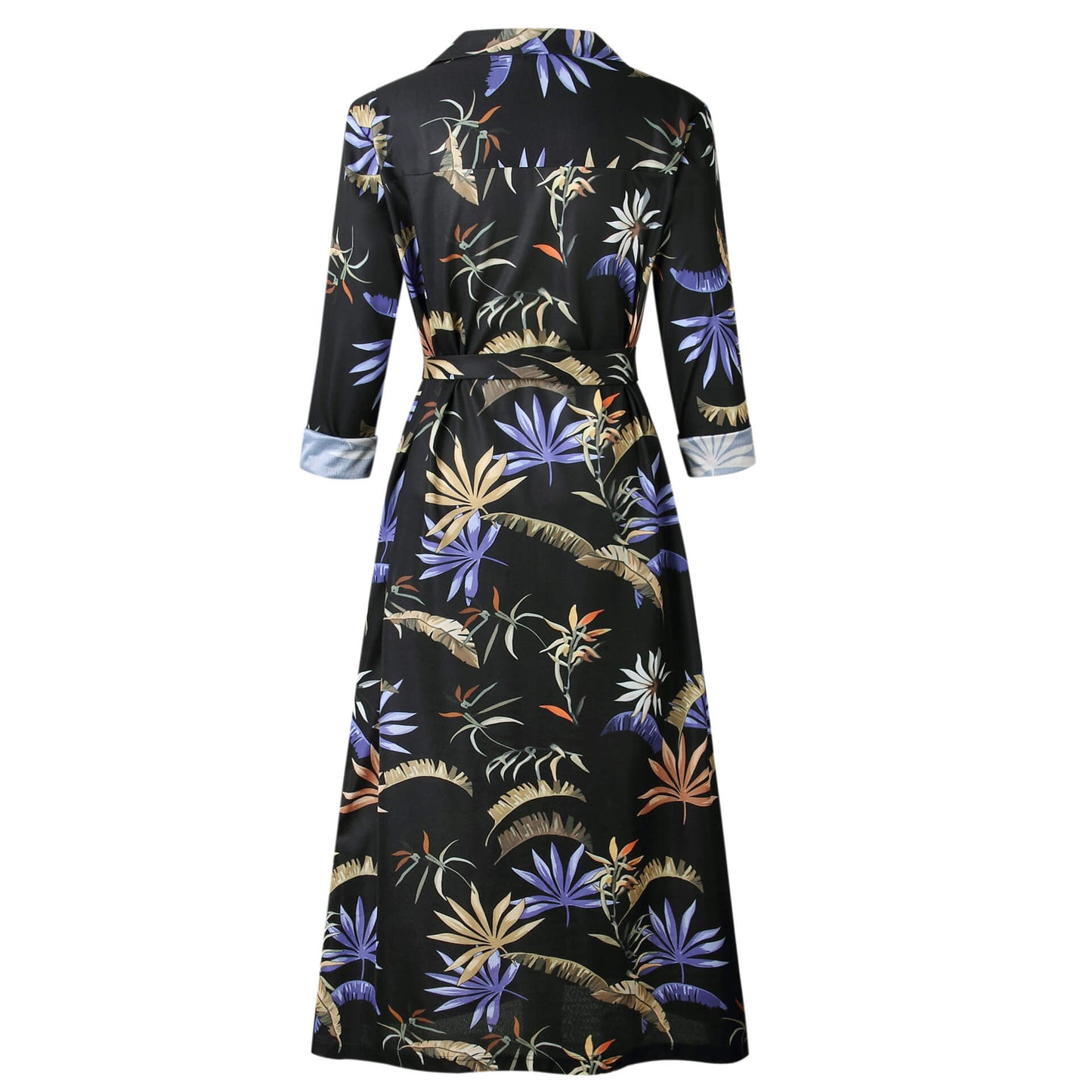 V Neck Pockets Dress