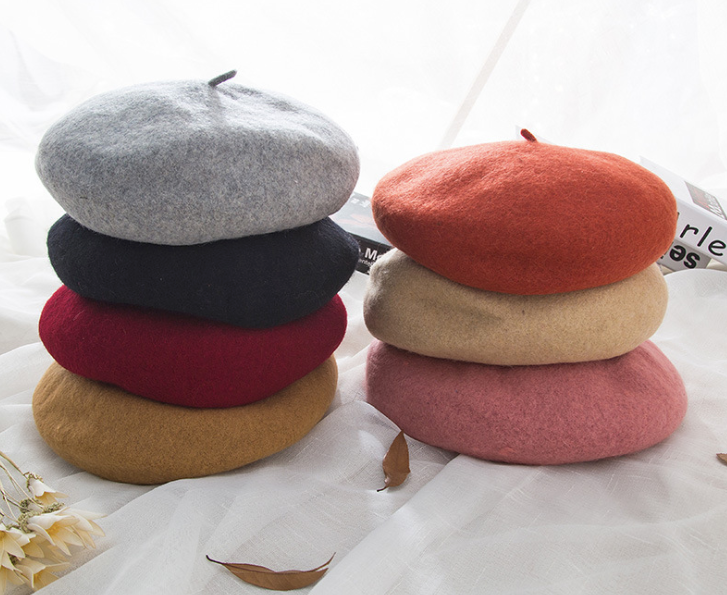 Wool Solid Color Hats