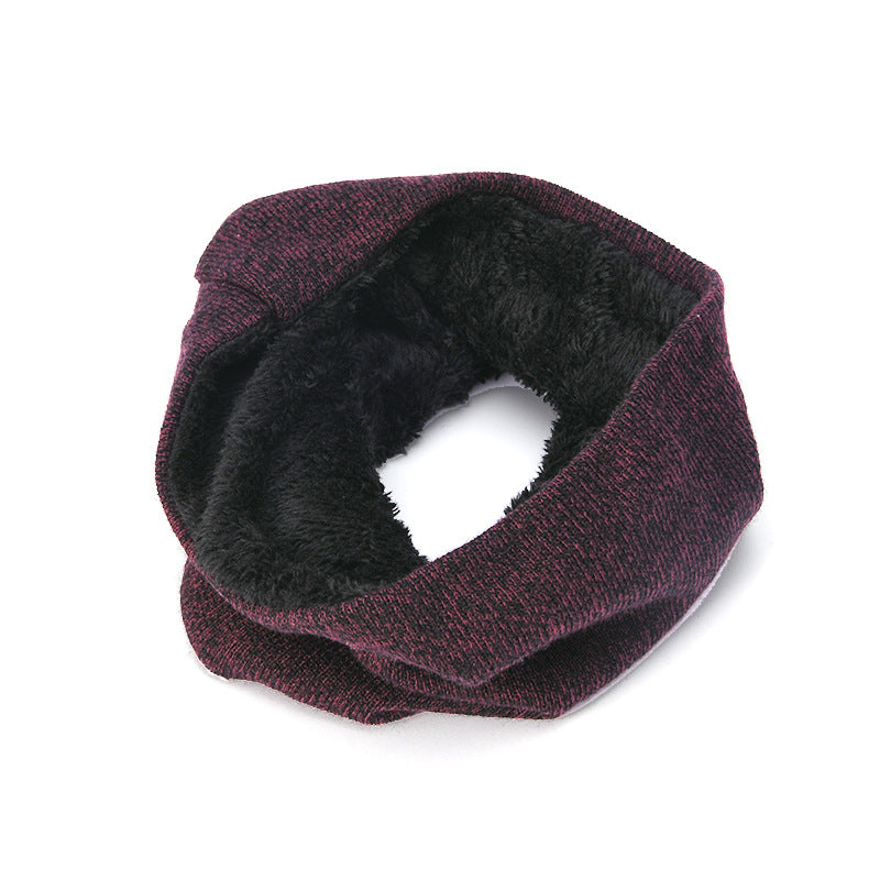 Woollen Knit Hats +Gloves +Scarf Three Pieces