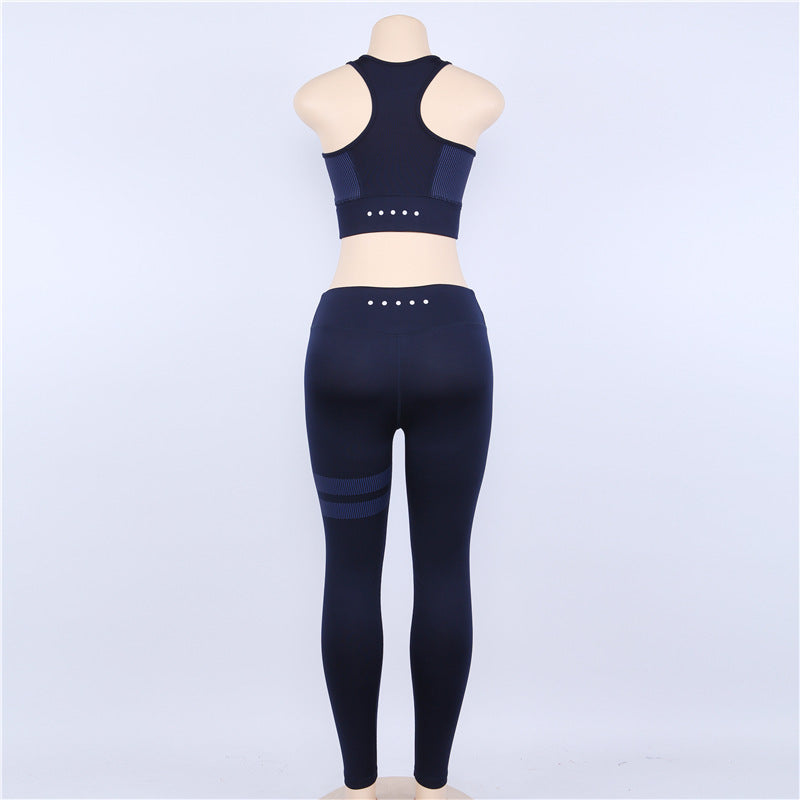 Yoga Trousers And Tops Two Pieces Set